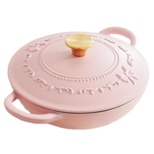 3.8 Qt Pink Cast Iron Skillet