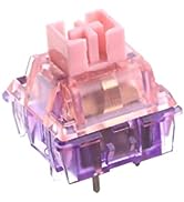 EPOMAKER Wisteria 39gf Mechanical Keyboard Switches Set, 30 Pieces Linear Switches, 5 Pin Factory...