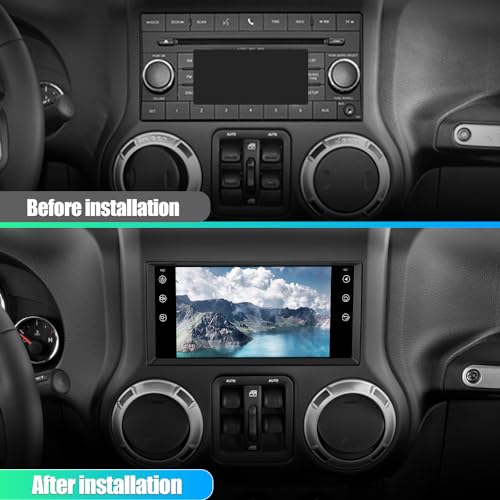 7 Inch Touch Screen for Jeep Car Radio with WiFi GPS Navigation FM Radio + Backup Camera