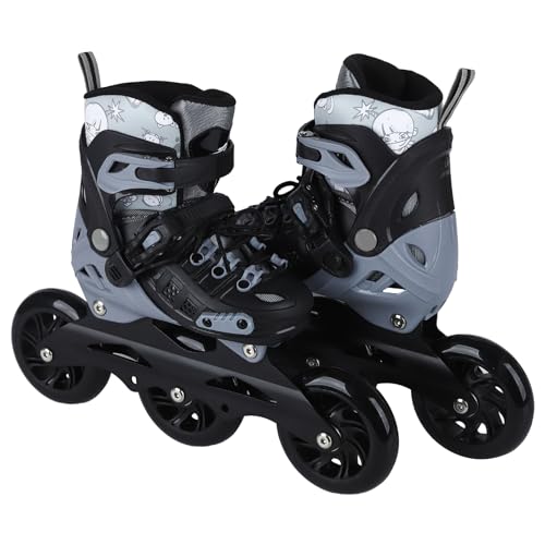 3 Wheels 100mm | 4 Sizes Adjustable Inline Speed Skates for Kids