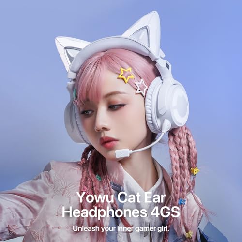 Upgraded Wireless & Wired Gaming Headset with Attachable HD Microphone -Active Noise Reduction