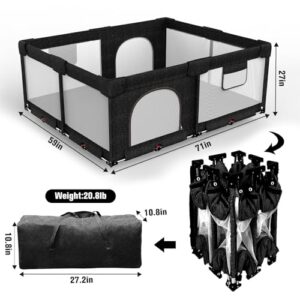 Collapsible Playpen for Babies and Toddlers