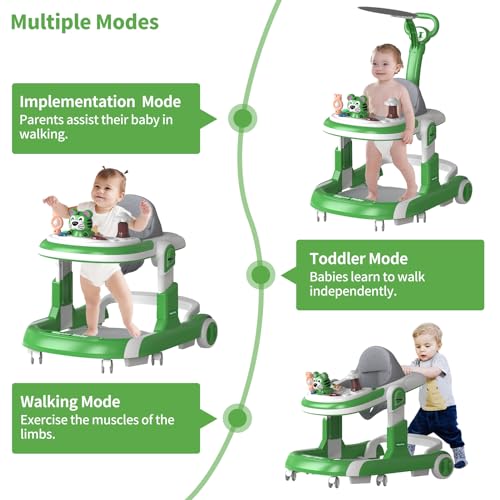 5-in-1 Baby Walker with Wheels