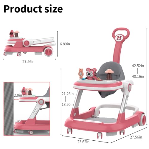 5-in-1 Baby Walker with Wheels