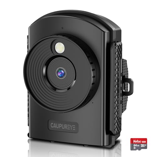 Waterproof Timelapse Camera with 2.4'' Screen & Extend Battery Life