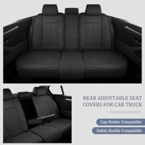 Universal Leather Seat Cover Accessories Include Keychain Seat Hook