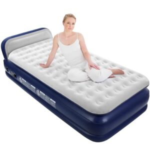 Travel & Camping - Durable Blow Up Bed Colchon - Twin XL Size