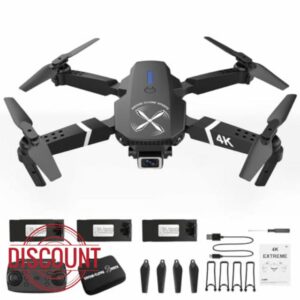 Falcon 4K EXTREME Pro Camera Drone - Upgraded 2024 Model - Drones with camera for Adults 4K for Beginners and Kids - FPV RC Foldable Quadcopter - Includes Carrying Case and 3 Batteries