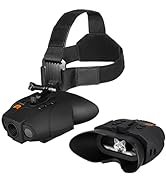 Nightfox Cape Night Vision Goggles For Helmet | 1x Magnification | Infrared 940nm | Records Video...