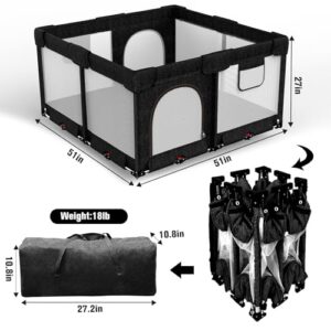 Collapsible Playpen for Babies and Toddlers