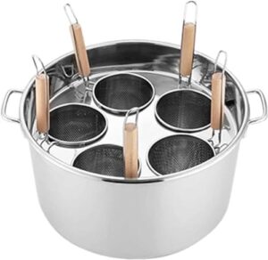 With Divider And Colander Strainer