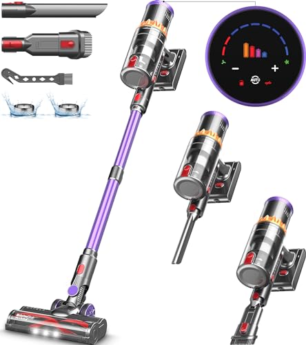 40Kpa/500W Stick Vacuum with Smart Display
