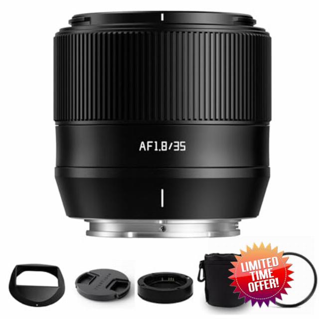 TTArtisan 35mm F1.8 E-Mount APS-C Auto Focus Large Aperture Prime Lens for Sony E-Mount Cameras A6000 A6100 A6300 A6400 A6500 A6600 NEX-3 NEX-3N NEX-3R NEX-5T NEX-5R NEX-5 NEX-5N NEX-7 ZV-E 10 FX30 A7