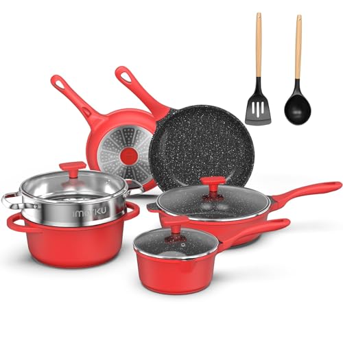 11PC Kitchen Cookware Set Nonstick