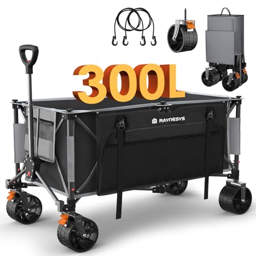 440lbs 300L Heavy Duty Folding Wagon