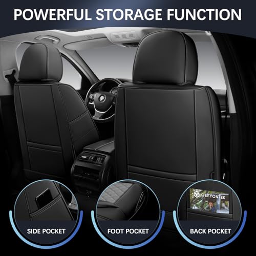 5 Seats Universal Waterproof Leather Vehicle Cushion for Automotive Front and Rear