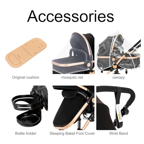 Convertible Reversible Infant Bassinet Stroller