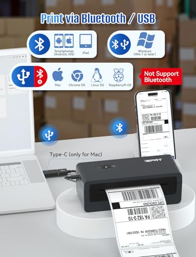 4X6 Shipping Label Printer for Small Business and Shipping Packages