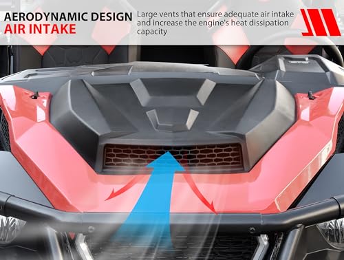 Turbo Hood Scoop Kit for Polaris General 1000/4 1000/ XP 1000/ XP 4 1000 2016-2024 Accessories