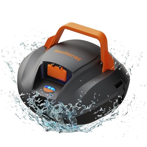 Cordless Robotic Pool Cleaner with 100 Mins Runtime