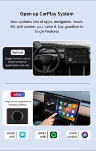 Wireless Carplay Android Auto Adapter for Tesla Model 3/Model Y