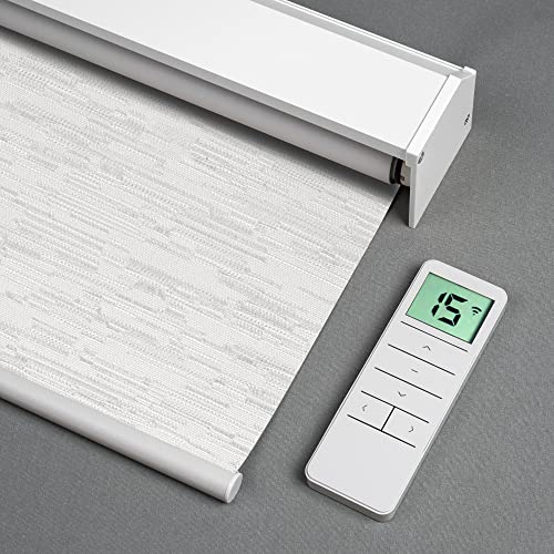 Blackout Electric Blinds for Windows Work with Alexa Google via Hub
