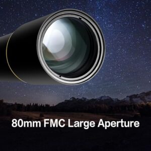 80mm Aperture 900mm Professional Refractor Telescope for Kids & Beginners