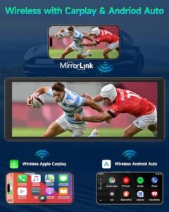 2024 Portable 9.3" HD Touchscreen Cam Compatible with Apple CarPlay & Android Auto for Car