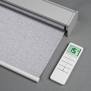Blackout Electric Window Shade Work with Alexa Google via Hub