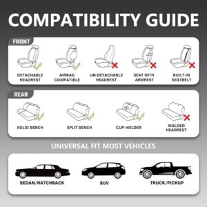 Universal Luxury Automotive Car Seat Protector 2 Pack