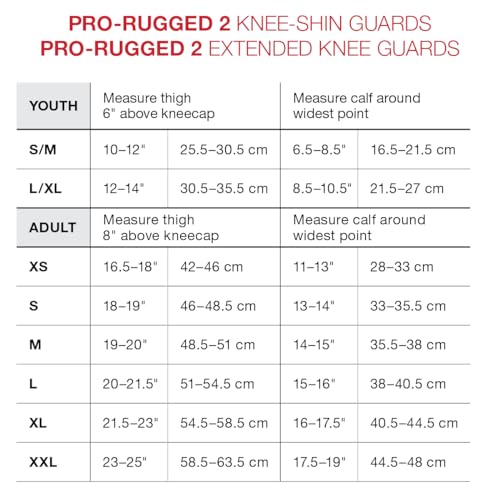 Skating & Snow Sports - Protective Knee & Shin Guards for Sports - Padded Compression Knee & Shin Guards - Black