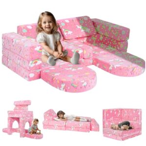 Modular Toddler Glow Sofa for Playroom Bedroom