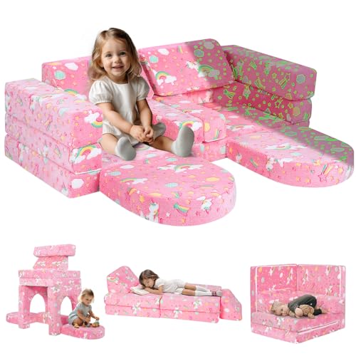 Modular Toddler Glow Sofa for Playroom Bedroom