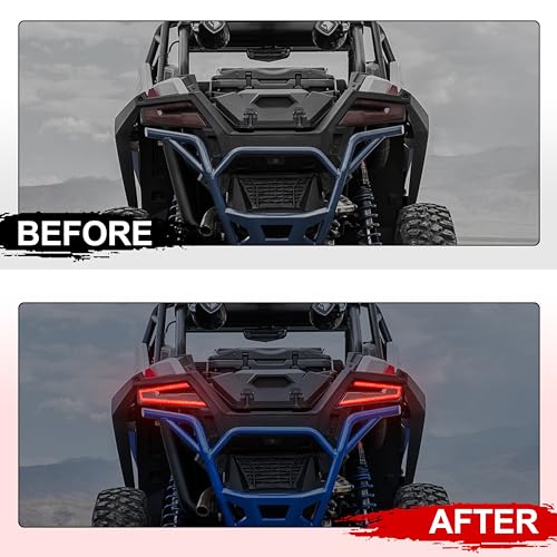 Rear Brake Taillights Assembly Rear Tail Lamp UTV Rear Lamp for Polaris RZR PRO XP/XP4 2020-2023