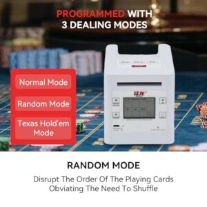 360°Rotating Card Shuffler and Dealer Machine for UNO