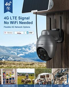 Solar Camera Without WiFi Needed 2K Color Night Vision