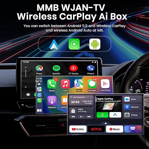 Magic Box 2.0 Carplay Built-in YouTube/Netflix/World TV/Mirroring/HDMI