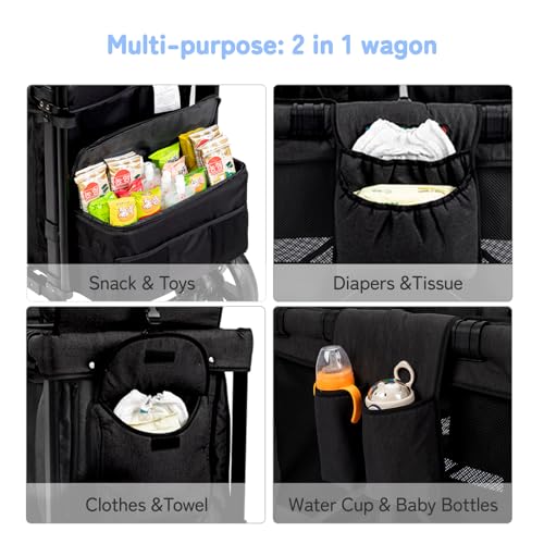 Upgraded Toddler Wagons with All Terrain Wheels
