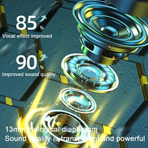 Bluetooth 5.2 Headphones with Charging Case