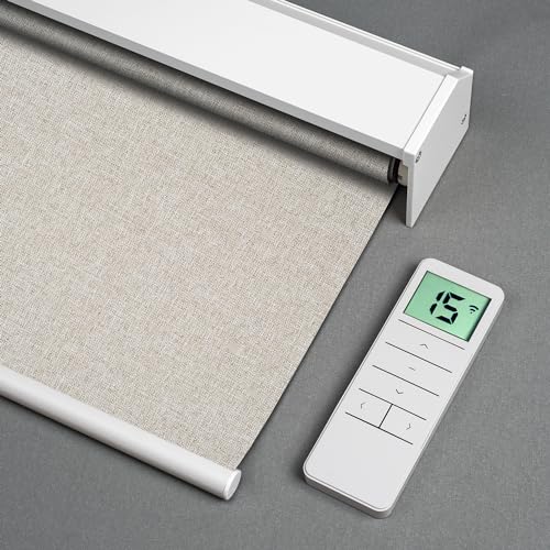 Blackout Electric Window Shade Work with Alexa Google via Hub