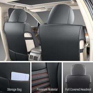 Full Set Waterproof Faux Leather Automotive Car Seat Cover for Toyota Camry 2007 2008 2009 2010 2011 SE