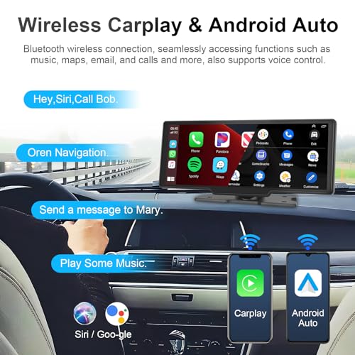 Portable Car Radio with Wireless Android Auto