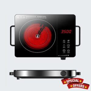 Electric Ceramic Stove Heater 3500W High-Power Electric Hot Plate Single Burner