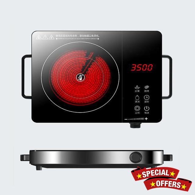 Electric Ceramic Stove Heater 3500W High-Power Electric Hot Plate Single Burner