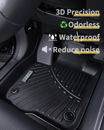 WAYIDSS Floor Mats & Trunk Mat & Backrest Mat for 2021-2024 Chevy Chevrolet Suburban 8 Seats-2 Ro...