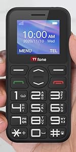 TTfone TT190 Big Button Basic Senior Unlocked SOS Emergency Mobile Phone Simple