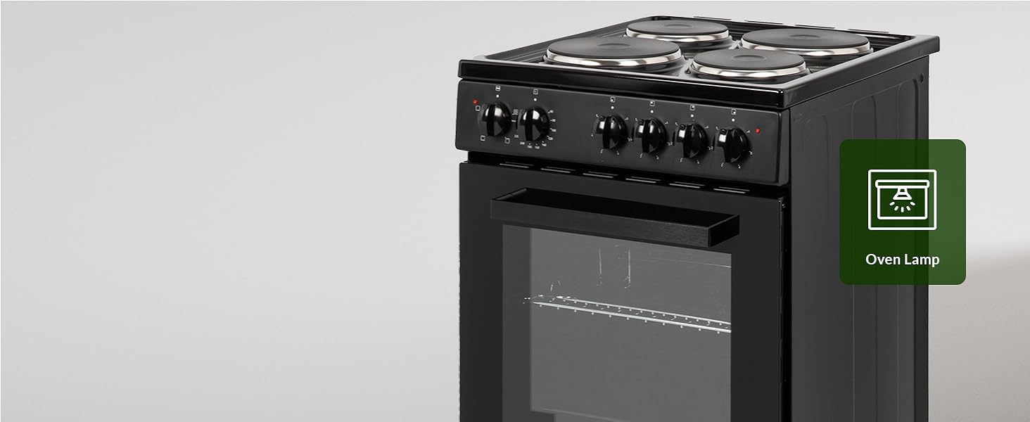 Willow single cavity electric oven with internal oven lamp