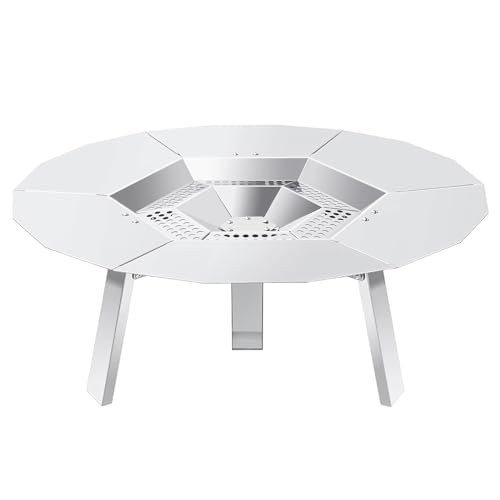 Heat Deflector for Solo Stove Bonfire Accessory with 3 Detachable Legs
