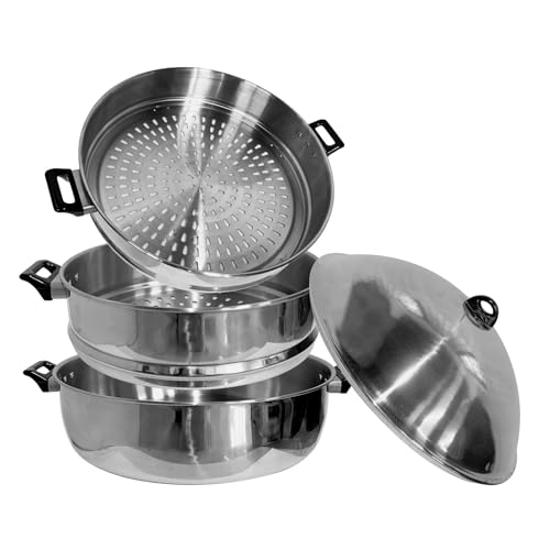 3-Tier Multipurpose Steaming Pot Cookware