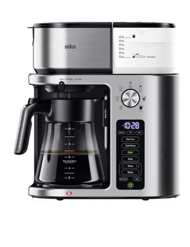 7 Brew Sizes/Hot & Cold Brew & Hot Water for Tea